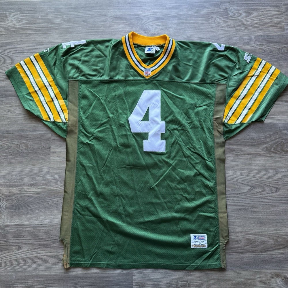 Brett Favre Green Bay Packers Starter Authentic Pro Line Jersey Men's 52 Pro Cut